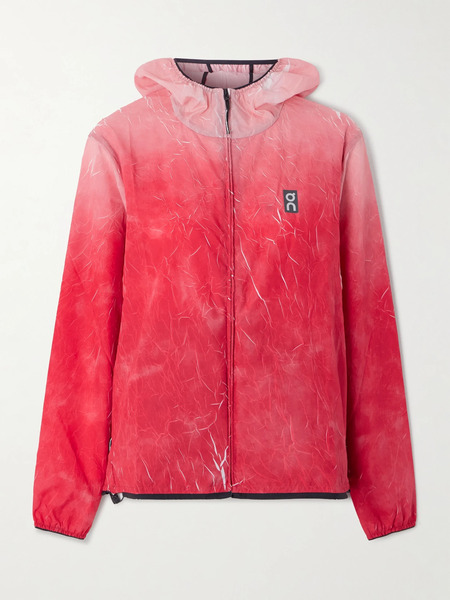  On On - Pace Appliquéd Textured-shell Hooded Jacket - X Large 