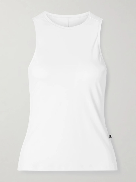  On On - Studio Stretch Recycled-jersey Tank - White 