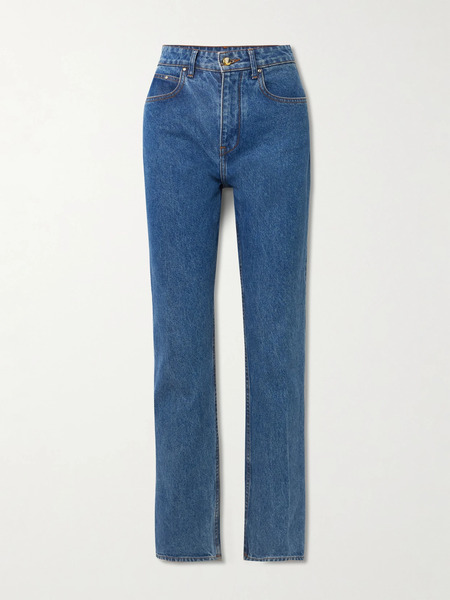  Ossou Ossou - Noon High-rise Straight-leg Jeans - Mid Denim 