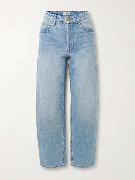  Ossou Ossou - Rider Low-rise Boyfriend Jeans - Light Denim 