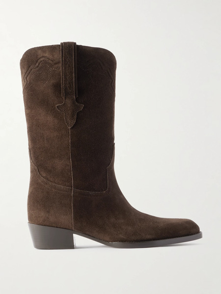  Paris Texas Paris Texas - Hilda Suede Ankle Boots - Dark Brown 