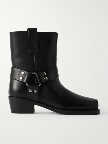  Paris Texas Paris Texas - Roxy Studded Leather Ankle Boots - Black 