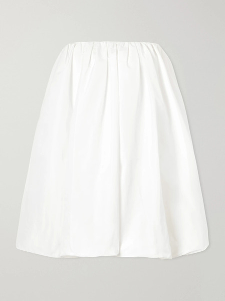  Patou Patou - Bloomer Faille Mini Dress - White 