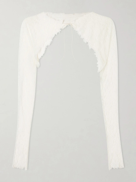  Pauline Dujancourt Pauline Dujancourt - Seagull Lace Bodysuit - Ivory 