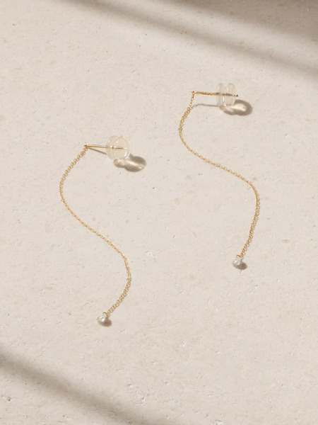  Persée Persée - Danaé 18-karat Gold Diamond Earrings - One Size 