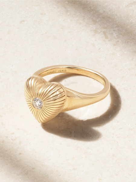  Persée Persée - Memoria Heart 9-karat Gold Diamond Ring - 47 