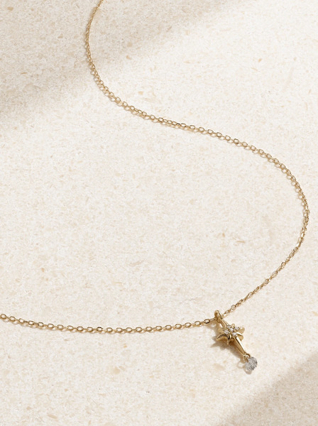  Persée Persée - North Star 18-karat Gold Diamond Necklace - One Size 