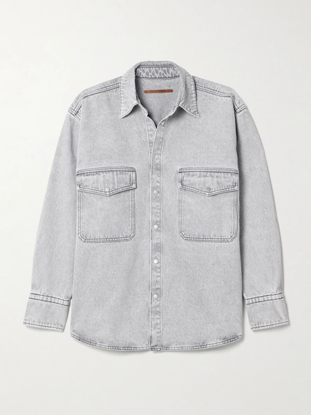  Petar Petrov Petar Petrov - Get Up Oversized Denim Shirt - Light Gray 