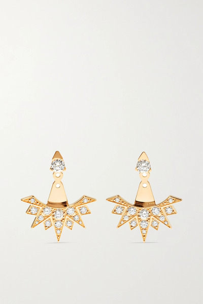  Piaget Piaget - Sunlight 18-karat Rose Gold Diamond Earrings - One Size 
