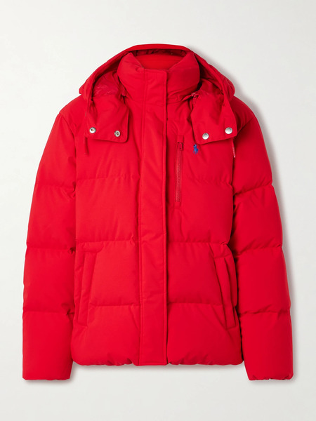  Polo Ralph Lauren Polo Ralph Lauren - Hooded Quilted Recycled-shell Down Jacket - Red 