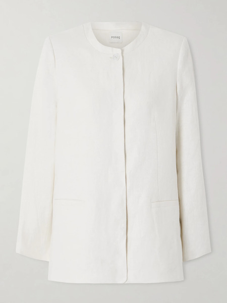  Posse Posse - Edie Linen Blazer - Cream 