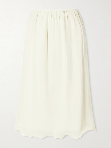  Posse Posse - Solene Chiffon Midi Skirt - Pastel Yellow 