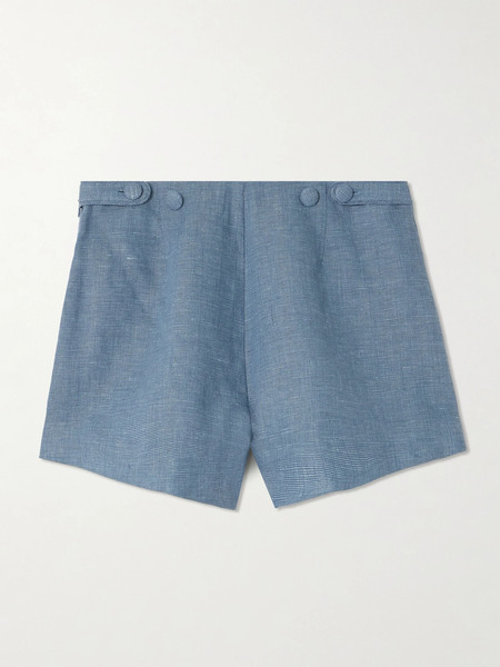  Posse Posse - Thea Linen Shorts - Blue 