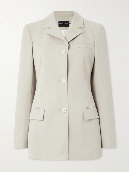  Proenza Schouler Proenza Schouler - Lark Wool-blend Blazer - Gray 