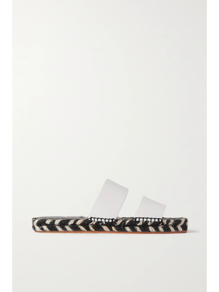  Proenza Schouler Proenza Schouler - Leather Espadrille Slides - White 