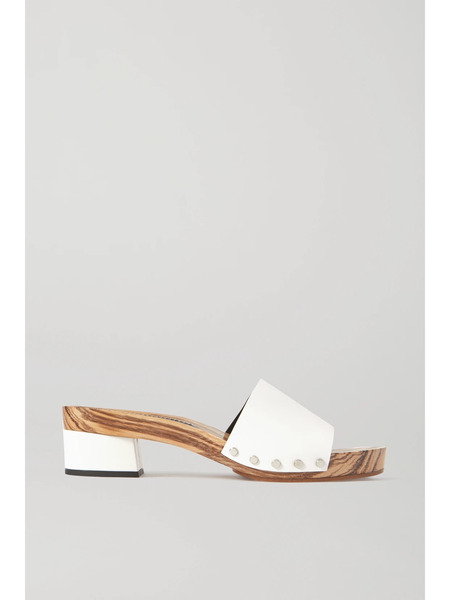  Proenza Schouler Proenza Schouler - Leather Platform Mules - White 