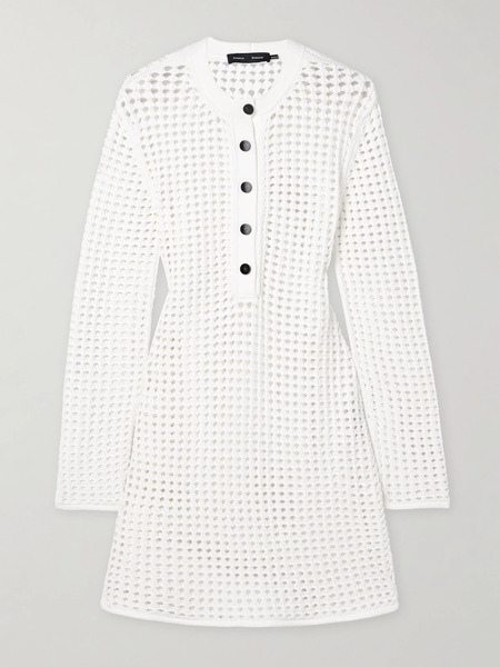  Proenza Schouler Proenza Schouler - Micah Crocheted Mini Dress - Off-white 