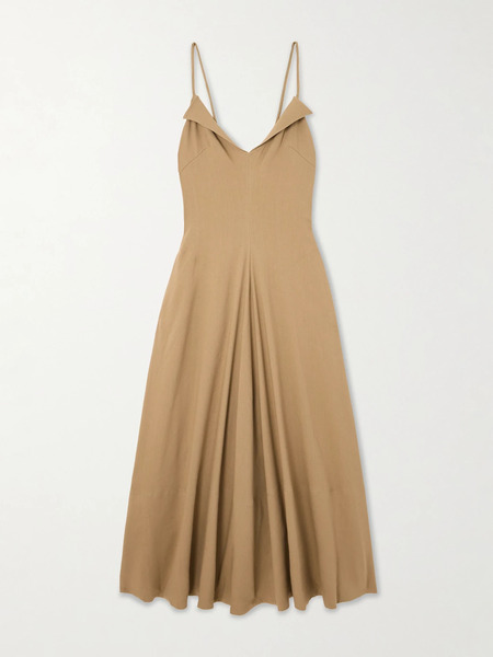  Proenza Schouler Proenza Schouler - Ruby Linen-blend Maxi Dress - Beige 