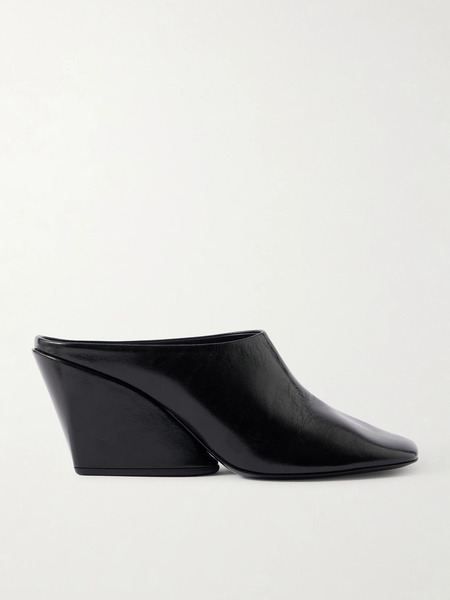  Proenza Schouler Proenza Schouler - Slant Leather Mules - Black 