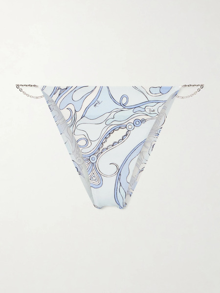  Pucci Pucci - Printed Bikini Briefs - Blue 