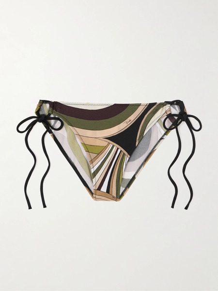  Pucci Pucci - Printed Bikini Briefs - Green 