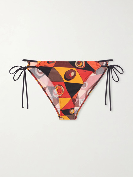  Pucci Pucci - Printed Bikini Briefs - Orange 