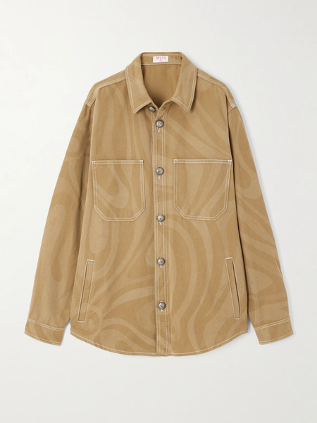  Pucci Pucci - Printed Cotton-canvas Jacket - Beige 