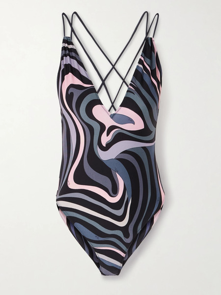  Pucci Pucci - Printed Swimsuit - Blue 