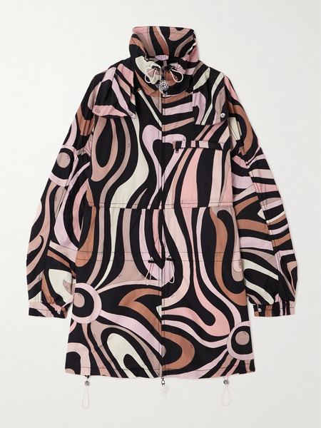  Pucci Pucci - Printed Taffeta Jacket - Black 