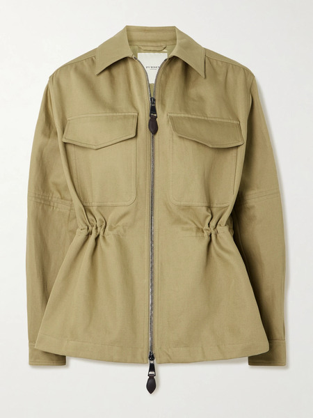  Purdey Purdey - Alnwick Cotton And Linen-blend Twill Jacket - Green 