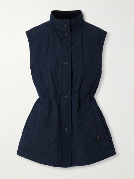  Purdey Purdey - Quilted Shell Vest - Navy 