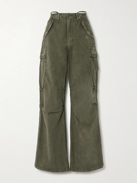  R13 R13 - Cotton-twill Cargo Pants - Army Green 