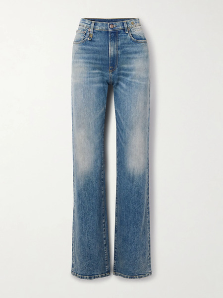  R13 R13 - Jane High-rise Wide-leg Jeans - Mid Denim 