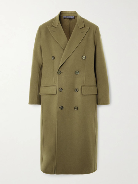  Ralph Lauren Collection Ralph Lauren Collection - Adalaide Double-breasted Wool And Cashmere-blend Coat - Dark Green 