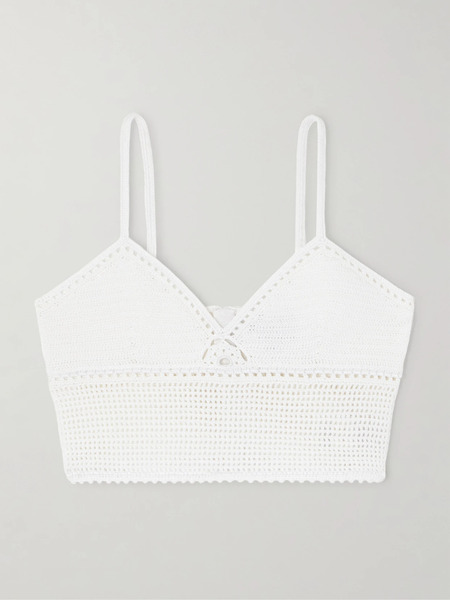  Ralph Lauren Collection Ralph Lauren Collection - Crocheted Bralette - White 