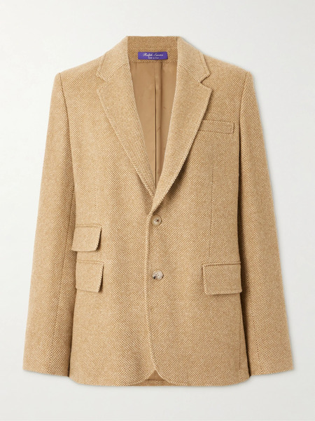  Ralph Lauren Collection Ralph Lauren Collection - Eli Wool And Cashmere-blend Tweed Blazer - Camel 