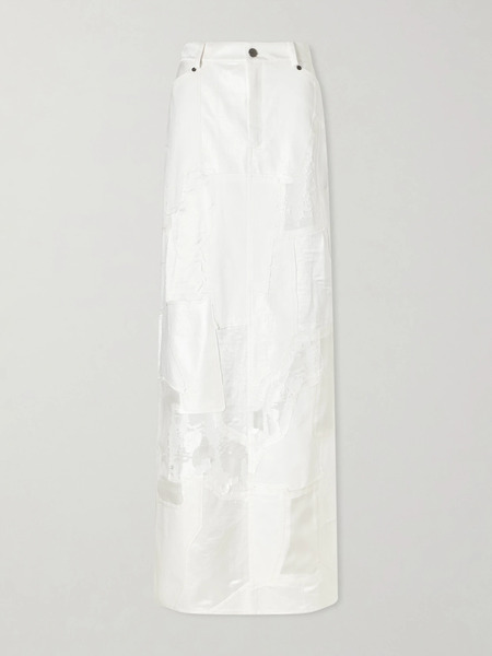  Ralph Lauren Collection Ralph Lauren Collection - Natallia Cotton Maxi Skirt - Ivory 