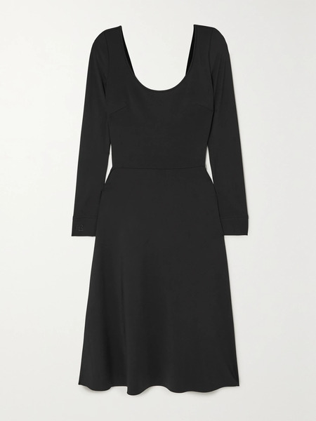 Ralph Lauren Collection Ralph Lauren Collection - Stretch-jersey Midi Dress - Black 