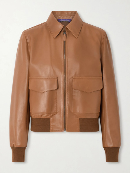  Ralph Lauren Collection Ralph Lauren Collection - Sullivan Leather Jacket - Tan 