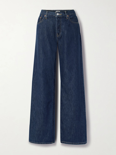 Re/done Re/done - Palazzo High-rise Wide-leg Jeans - Dark Denim 