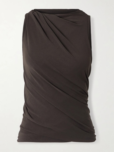  Rick Owens Rick Owens - Luna Jersey Tank - Brown 
