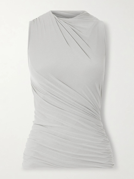  Rick Owens Rick Owens - Luna Jersey Tank - Light Gray 