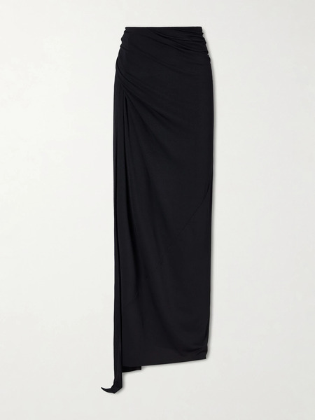  Rick Owens Rick Owens - Stretch-jersey Maxi Skirt - Black 
