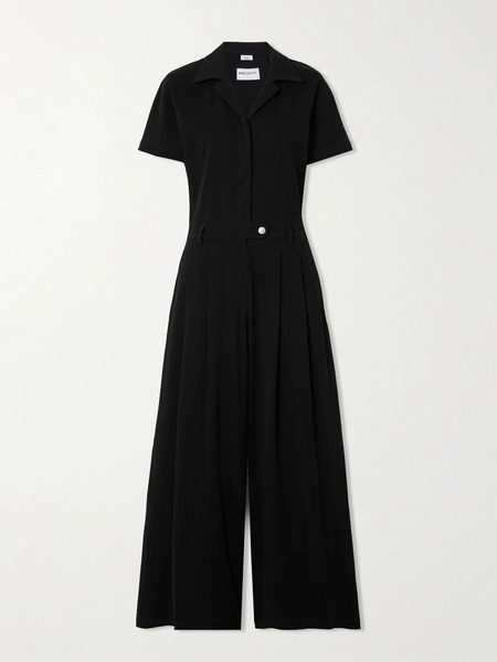  Rivet Utility Rivet Utility - Stylist Cotton-blend Twill Jumpsuit - Black 