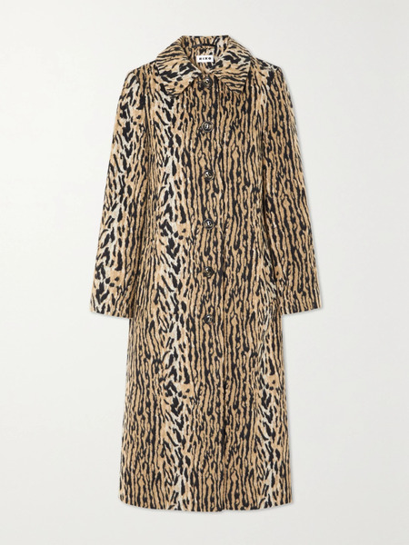  Rixo Rixo - Milly Leopard-print Felt Coat - Brown 