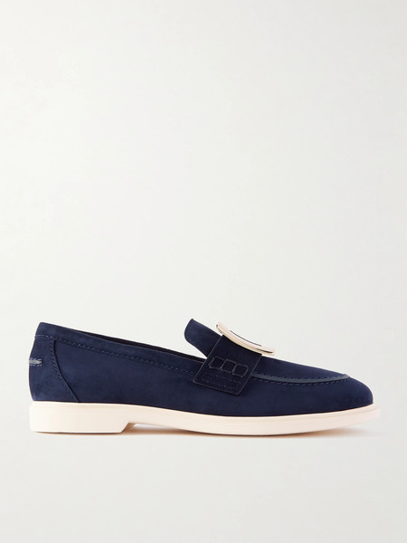  Roger Vivier Roger Vivier - Summer Suede Loafers - Blue 