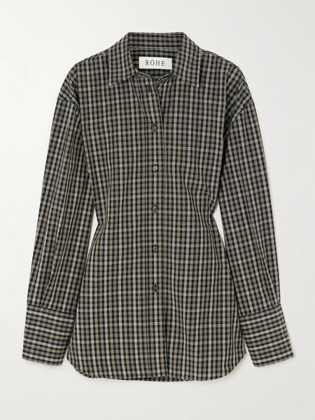  Róhe Róhe - Checked Cotton-poplin Shirt - Multi 
