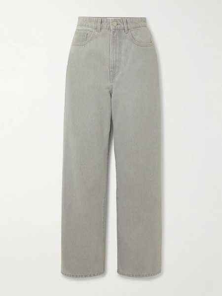  Róhe Róhe - High-rise Wide-leg Jeans - Light Gray 
