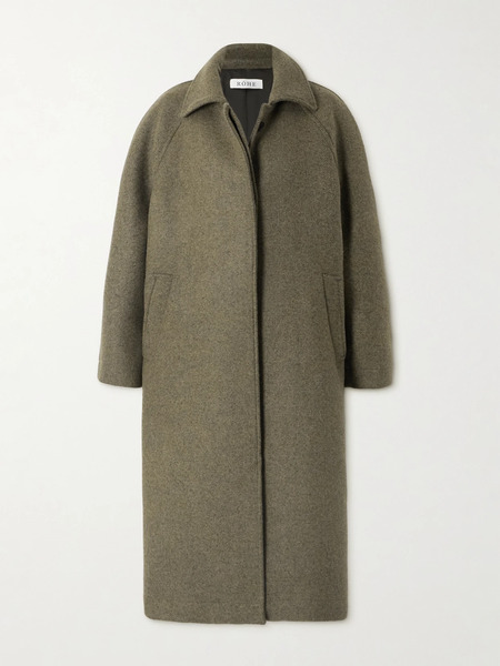  Róhe Róhe - Leandra Alpaca-blend Coat - Forest Green 