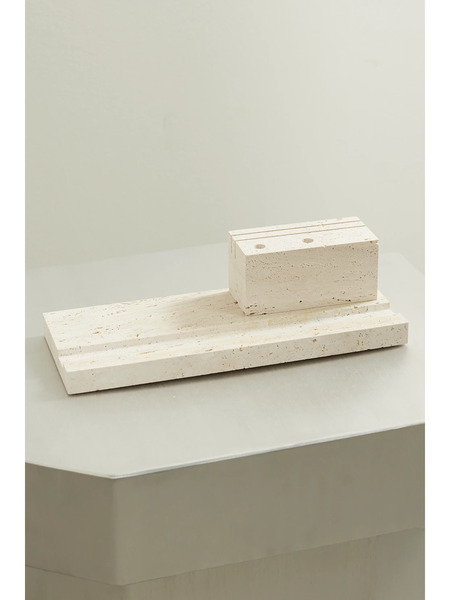  Róhe Róhe - Travertine Desk Organizer - Off-white 